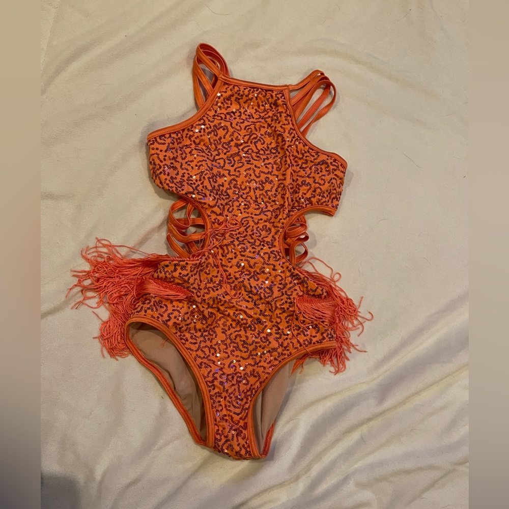 Fringe leopard costume